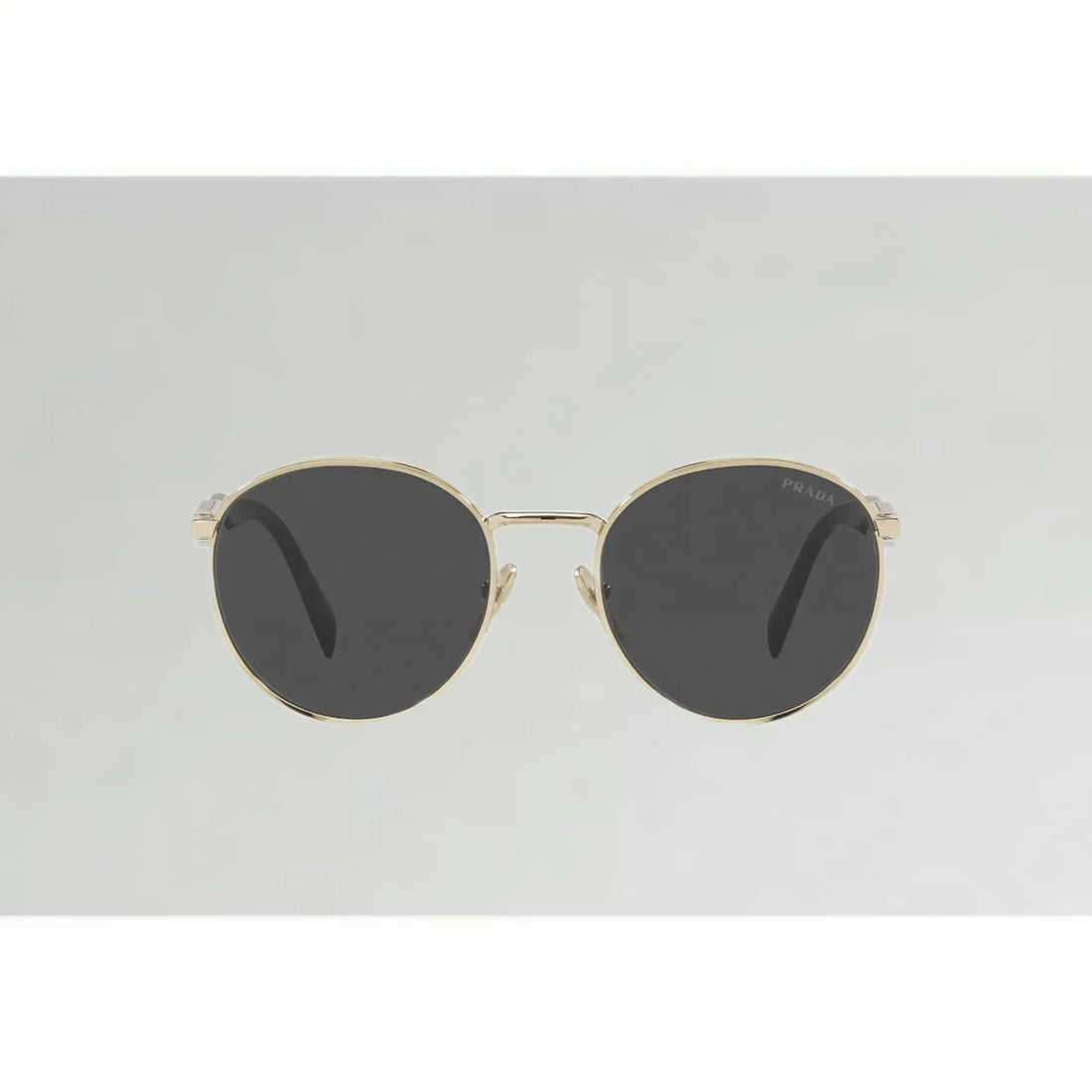 Classic Style Round Black Sunglasses - Gold Metal Frame Gold Rimmed Luxury Eyewear - Pakistan