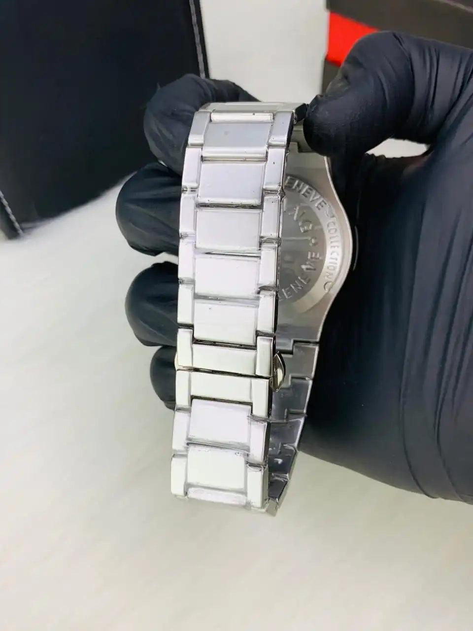 Reward Men’s Luxury Stainless Steel Watch in Pakistan – White Dial with Date Display