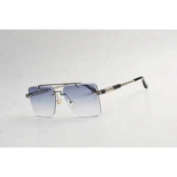 Chopard R96 Golden Rimless Square Sunglasses in Pakistan – Double Bridge Metal Frame for Men & Women