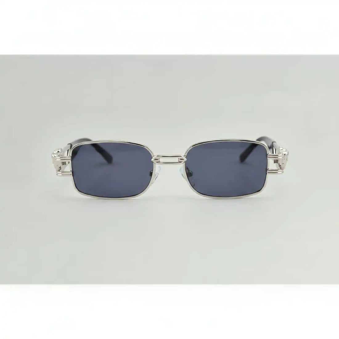 2054 Rectangle Sunglasses for Men & Women in Pakistan – Silver Mercury Metal Frame