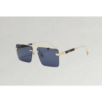 Luxury Rimless Square Sunglasses for Men in Pakistan with Gold Metal Frame